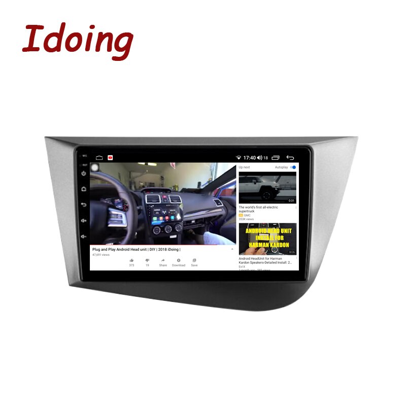 Idoing Android Car Stereo Radio Head Unit Player For Seat Leon2 MK2 Altea XL 2004-2015 Navigation GPS Carplay Plug And Play