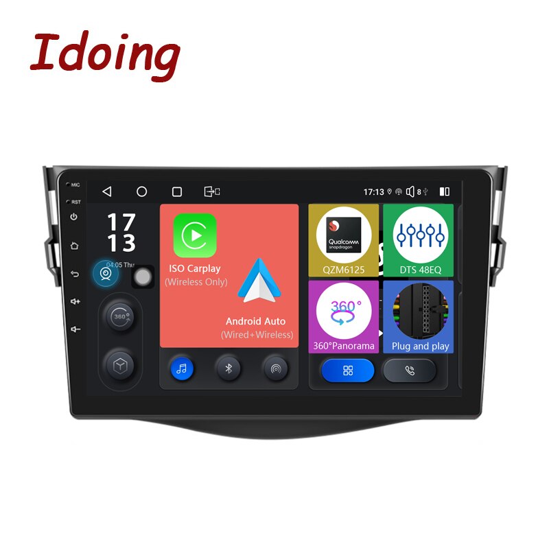 Idoing Car Stereo Android Radio Head Unit Player For Toyota RAV4 3 XA30 2005-2016 Car Intelligent System Navigation GPS No 2din