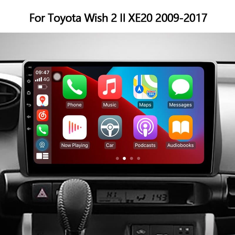 Idoing Car Intelligent System Stereo Android Radio Head Unit Multimedia Player For Toyota Wish 2 II XE20 2009-2017Navigation GPS