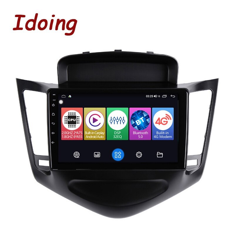 Idoing 9inch Car Intelligent AutoRadio Video Player For Chevrolet Cruze J300 2008-2014 Multimedia GPS Navigation Android Head Unit