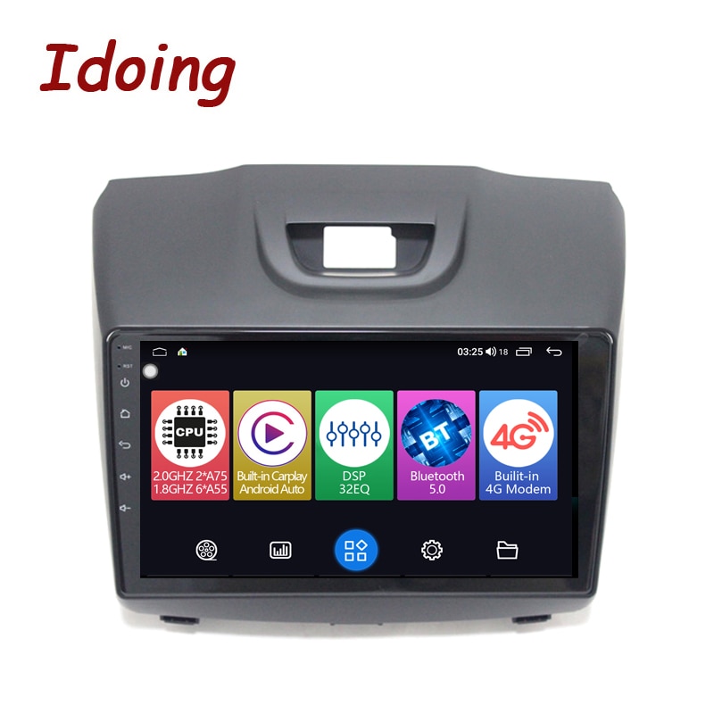 Idoing 9inch Car Radio Player Navigation GPS For Chevrolet TrailBlazer 2 2012-2016 For Isuzu D MAX 2 2012-2018  Android Head Unit