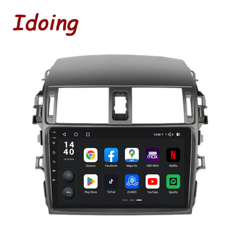 Idoing Android Head Unit 10.2 inch For Toyota Corolla 10 E140 E150 2006-2013 Car Radio Multimedia Video Player Navigation GPS No 2din