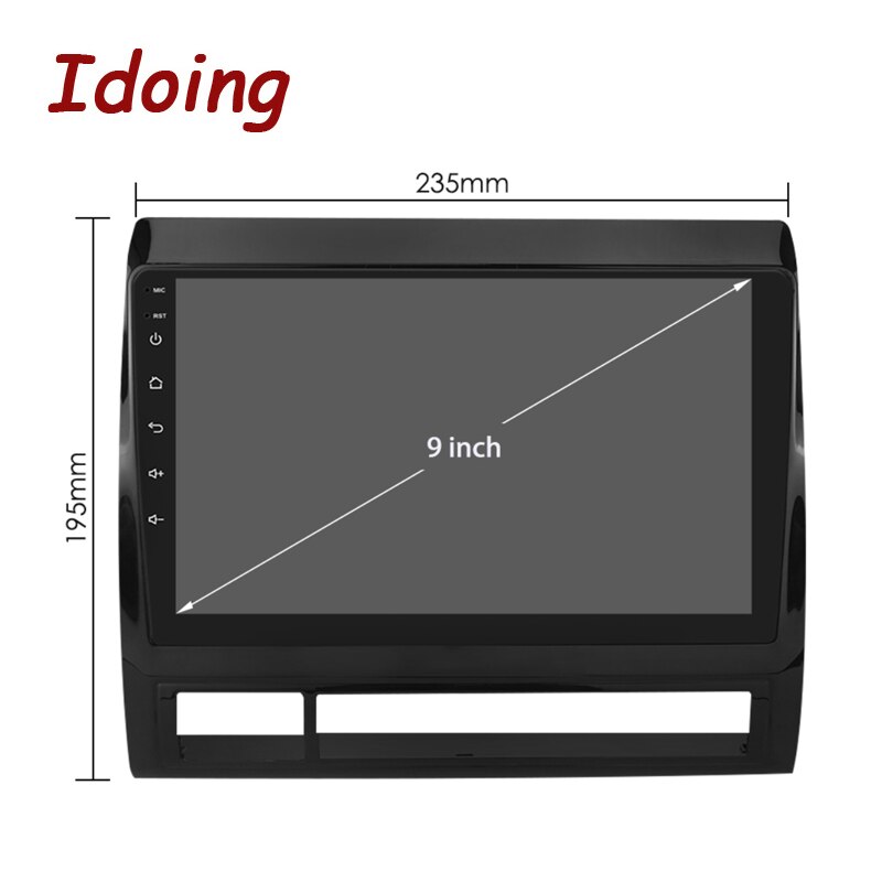 Idoing 9 inch Android Car Head Unit 2K For Toyota Tacoma 2 N200 Hilux 2005-2015 Radio Multimedia Video Player Navigation Stereo GPS