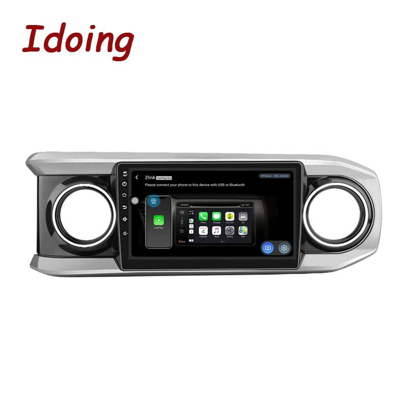 Idoing Android Car Stereo Radio Multimedia GPS Player For Toyota Tacoma N300 TRD Sport 2015-2021Head Unit Plug And Play 8G+128G