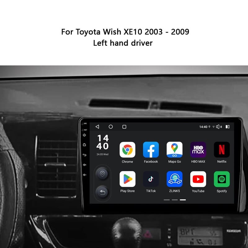 Idoing Car Stereo Android Radio Head Unit Multimedia Player For Toyota Wish XE10 2003 2009 Right/Left Hand Drive GPS Navigation| |   - AliExpress