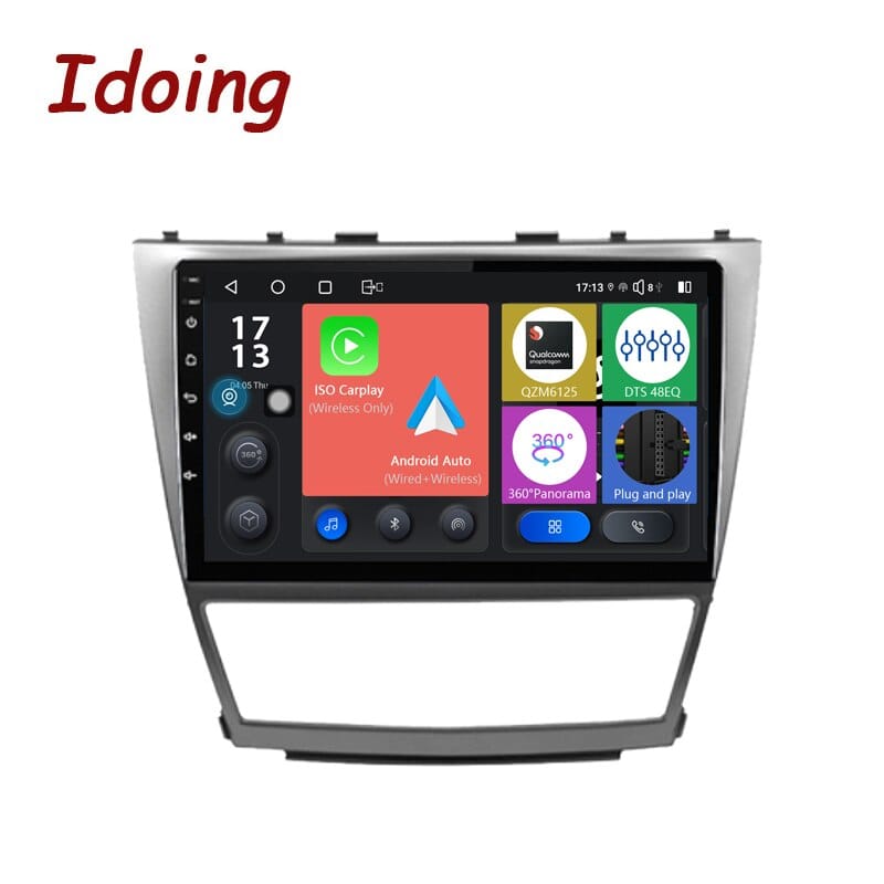 Idoing 10.2 inch Car Stereo Radio Multimedia Video Player 2K For Toyota Camry 6 XV 40 50 2006 2011Android Head Unit GPS Navigation No 2din 8G+128G