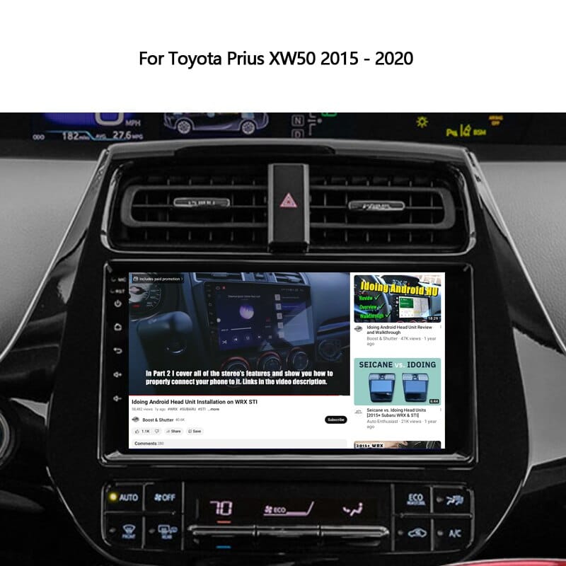 Idoing Android Car Radio Multimedia Video Player For Toyota Prius XW50 2015 2020 Head Unit Navigation Stereo GPS Video No 2din| |   - AliExpress