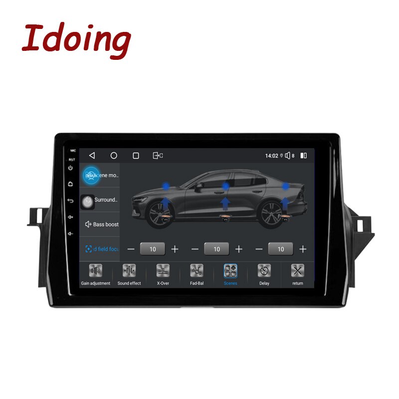 Idoing 10.2inch Android Head Unit For Toyota Camry VIII 8 XV70 2020 2021 Car Radio Multimedia Video Player Navigation GPS No 2din