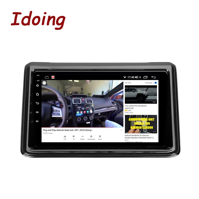 Idoing 9 INCH Car Radio Multimedia Video Player Head Unit For Toyota Noah Voxy R80 2014-2021 Navigation GPS Android Stereo No 2din