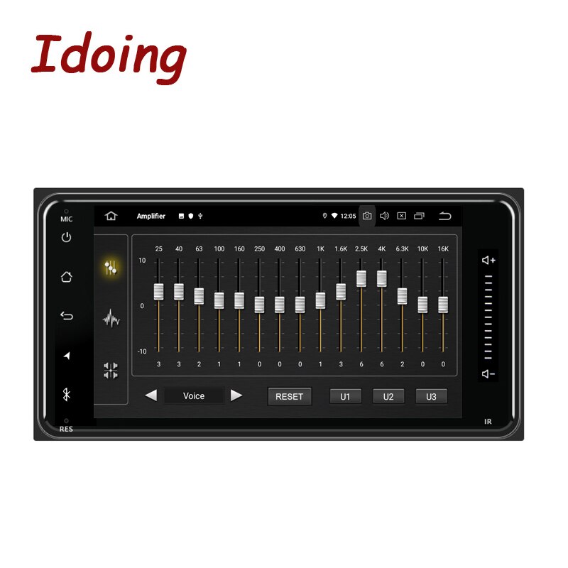 Idoing 7 inch Android PX6 2.5D IPS For Toyota Universal Car Radio Multimedia Player GPS Navigation Built in Carplay Auto No 2 DIN DVD
