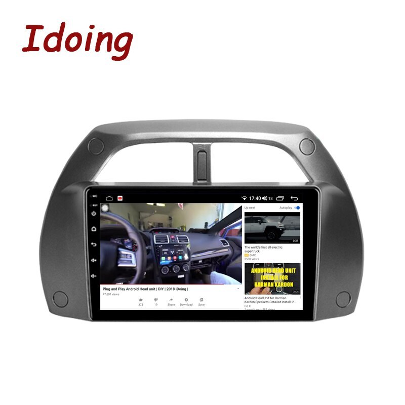 Idoing Car Stereo Android Head Unit  For Toyota RAV4 2 CA20 CA20W XA20 2000 2003 Radio Multimedia Video Player Navigation GPS| |   - AliExpress