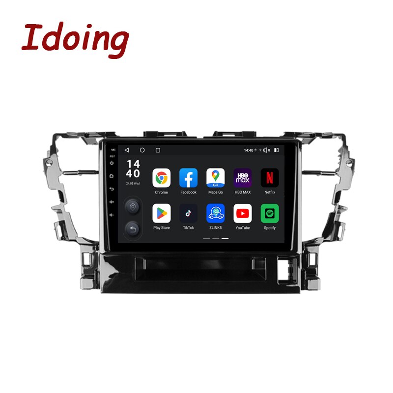 Idoing10.2 inch Car Stereo Android Head Unit For Toyota Alphard H30 2015-2020 Radio Multimedia Video Player Navigation GPS No 2din