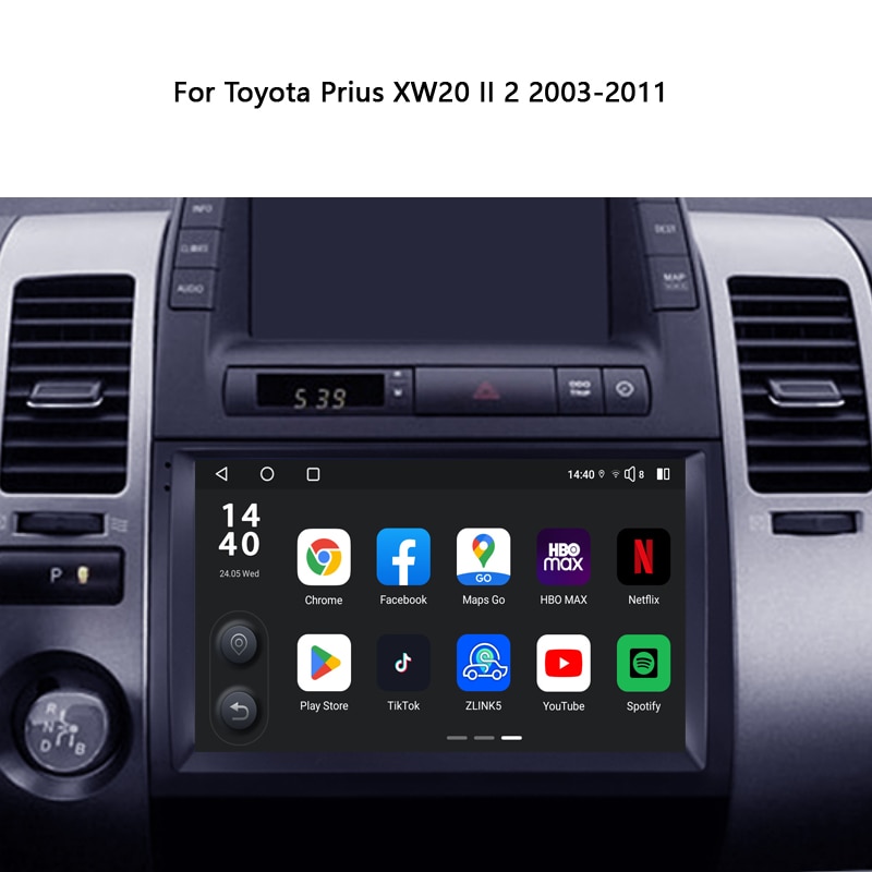 Idoing Head Unit 2K For Toyota Prius XW20 II 2 2003-2011 Car Radio Multimedia Video Player Navigation Stereo GPS Android No 2din