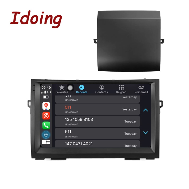 Idoing Head Unit 2K For Toyota Prius XW20 II 2 2003-2011 Car Radio Multimedia Video Player Navigation Stereo GPS Android No 2din