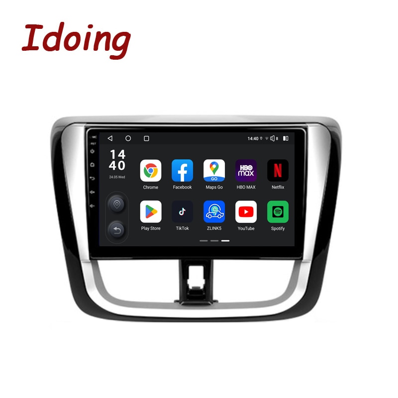 Idoing Car Android Stereo Radio Multimedia Video Player For Toyota Vios Yaris L 2016-2019 Head Unit Navigation GPS No 2din DVD
