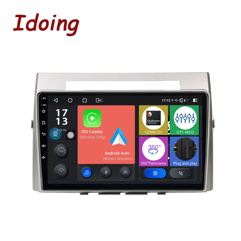 Idoing 9&ldquo; Car Stereo Android Radio Multimedia Player Head Unit 2K For Toyota Corolla Verso AR10 2004 2009 Navigation GPS No 2din| |   - AliExpress