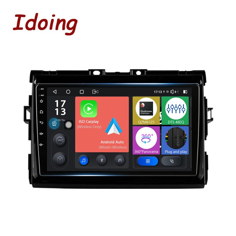 Idoing9&quot;Car Android Stereo Radio Multimedia Player 2K For Toyota Previa XR50 2006 2019DTS Heat Unit Navigation Video GPS No 2din| |   - AliExpress