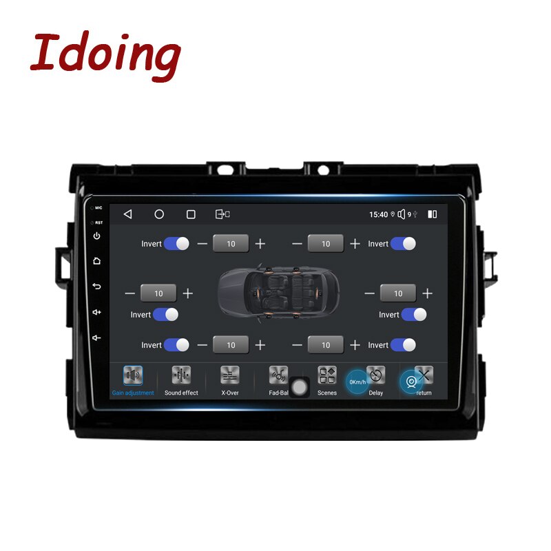 Idoing 9 inch Car Android Stereo Radio Multimedia Player 2K For Toyota Previa XR50 2006-2019DTS Heat Unit Navigation Video GPS No 2din