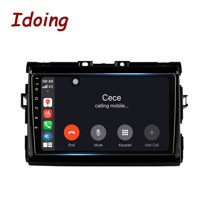 Idoing 9 inch Car Android Stereo Radio Multimedia Player 2K For Toyota Previa XR50 2006-2019DTS Heat Unit Navigation Video GPS No 2din