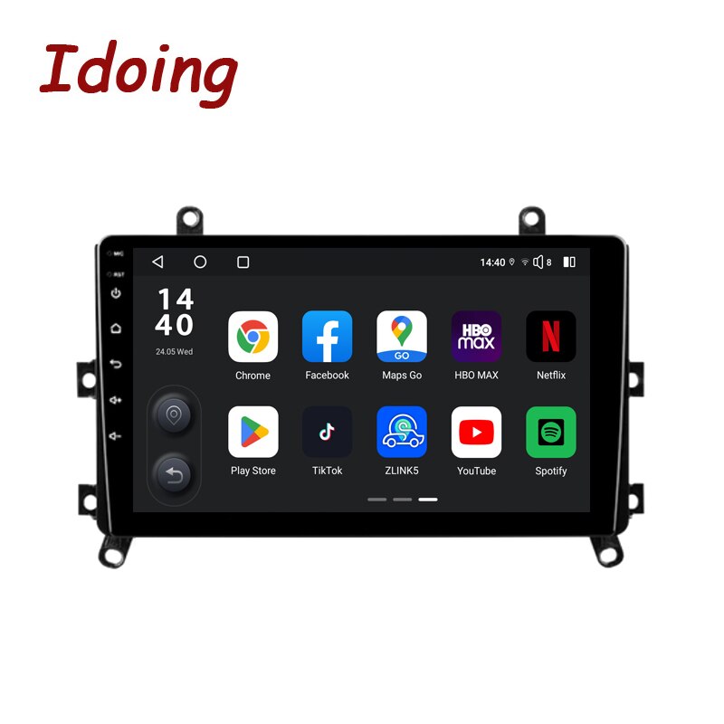Idoing 9 inch Car Android Stereo Radio Multimedia Player Head Unit 2K For Toyota Highlander 4 XU70 2019-2021 Navigation GPS No 2din