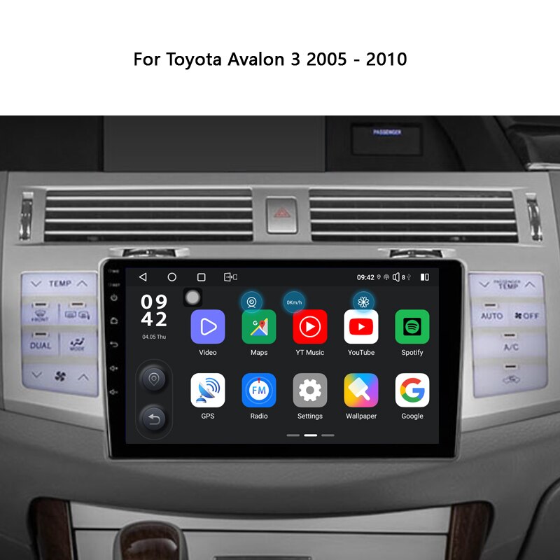 Idoing Car Stereo Android Radio Multimedia Video Player Head Unit 2K For Toyota Avalon 3 2005-2010 Audio Navigation GPS No 2din