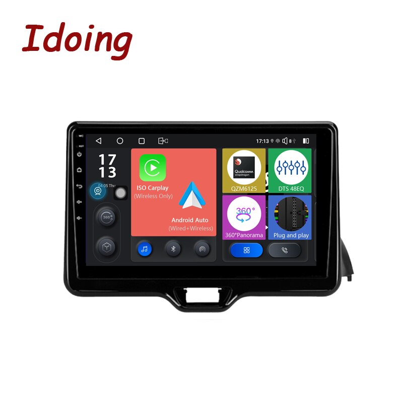 Idoing Car Stereo Radio Multimedia Video Player Android Head Unit For Toyota Yaris Vios 2020-2022 Navigation GPS Video No 2din