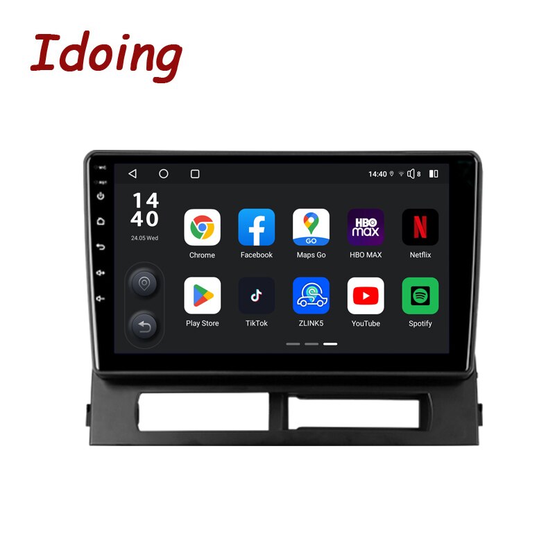 Idoing9 inch Car Android Stereo Radio Multimedia Player 2K For Toyota Prius XW20 II 2 2003-2011Heat Unit Navigation Video GPS No 2din