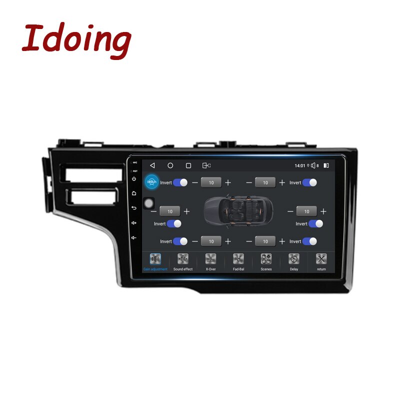 Idoing 10.2 inch Car Stereo Android Radio Player For Honda Jazz 3 2015-2020 Fit 3 GP GK 2013-2020 Head Unit Multimedia Video GPS Navigation
