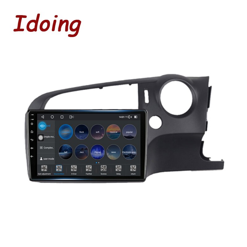 Idoing 10.2 inch Car Stereo Android Radio Player For Honda Stream 2 2006-2014 Right Hand Driver Head Unit Multimedia Video GPS Navigation