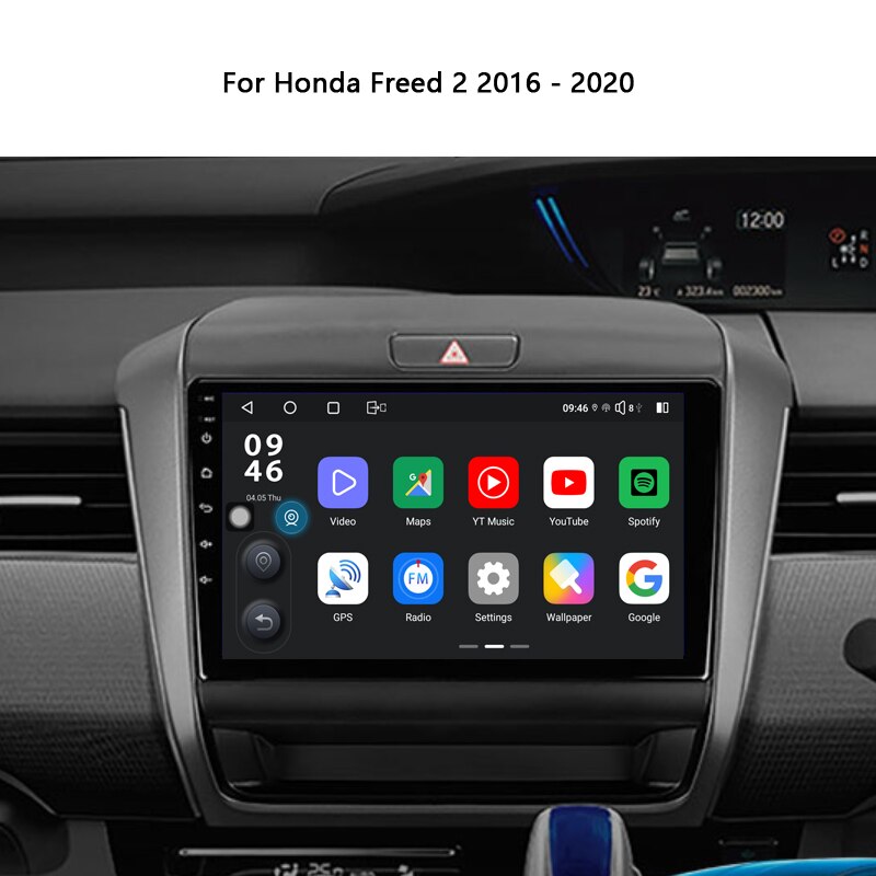 Idoing 9inch Car Stereo Androidauto Radio Multimedia Video Audio Player For Honda Freed 2 2016-2020 Navigation GPS Head Unit No 2din