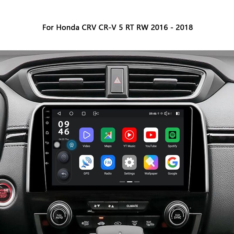 Idoing 9&ldquo;Car Stereo Android Radio Multimedia Video Player For Honda CRV CR V 5 RT RW 2016 2018 Navigation GPS Head Unit No 2din| |   - AliExpress