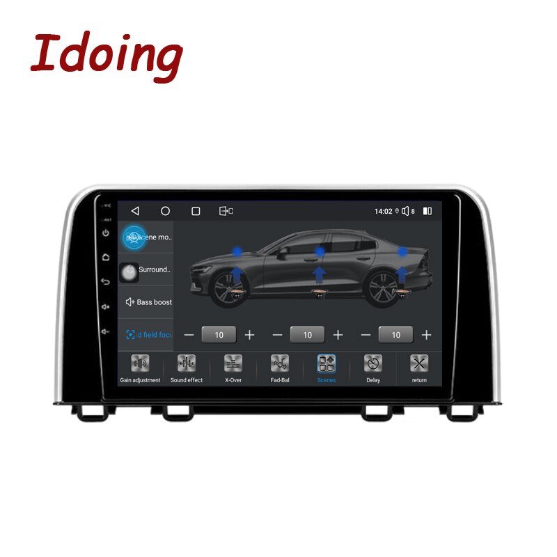 Idoing 9inch Car Stereo Android Radio Multimedia Video Player For Honda CRV CR V 5 RT RW 2016-2018 Navigation GPS Head Unit No 2din