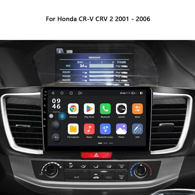 Idoing10.2“Car Stereo Android Radio Multimedia Video Player For Honda Accord 9 CR 2012 2018 Head Unit GPS Navigation Audio No2di| |   - AliExpress