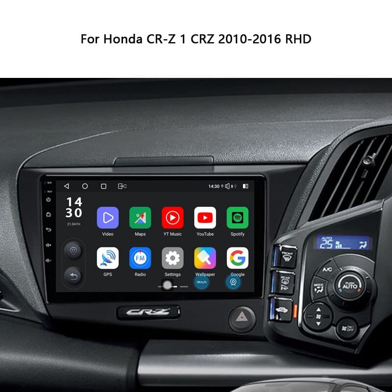 Idoing Car Stereo Android Radio Multimedia Video Player For Honda CR Z 1 CRZ LHD RHD 2010 2016 Navigation GPS Head Unit No 2din| |   - AliExpress