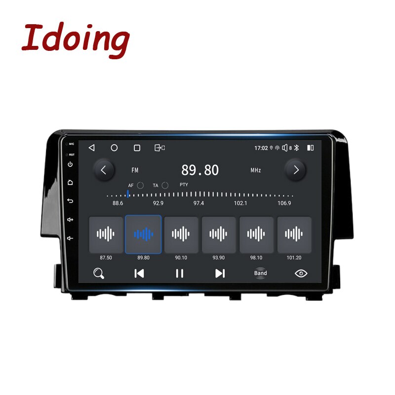 Idoing 9 inch Car Android Stereo Head Unit For Honda Civic 10 FC FK 2015-2020 Radio Multimedia Video Player Navigation GPS No 2din