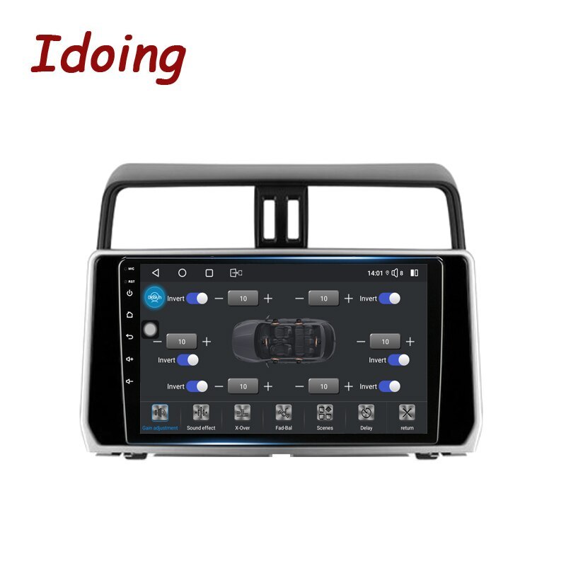 Idoing Android Head Unit 2K For Toyota Land Cruiser Prado 150 2017 2019 Car Radio Multimedia Video Player Navigation GPS No 2din| |   - AliExpress