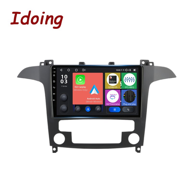 Idoing 9&quot; Car Stereo Head Unit 2K For Ford S MAX S MAX 1 2006 2015 Android Radio Multimedia Video Player Navigation GPS No 2din| |   - AliExpress