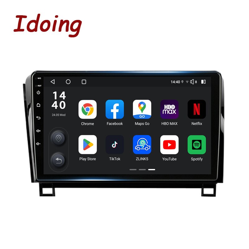 Idoing Android Head Unit Car Radio Multimedia Player For Toyota Tundra XK50 2007-2013 Sequoia XK60 2008-2017 Navigation GPS No2din