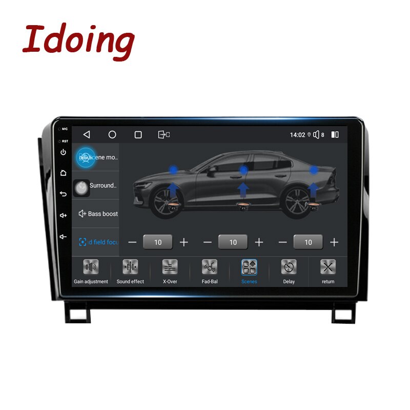 Idoing Android Head Unit Car Radio Multimedia Player For Toyota Tundra XK50 2007-2013 Sequoia XK60 2008-2017 Navigation GPS No2din