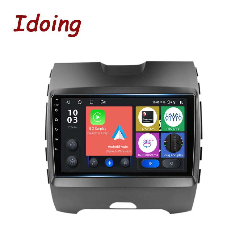 Idoing9&quot;Car Stereo Android Radio Multimedia Video Player For Ford Edge 2 2015 2018 Navigation GPS Head Unit Audio No 2din DVD| |   - AliExpress