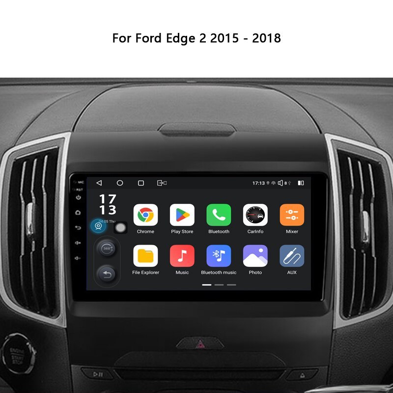 Idoing9"Car Stereo Android Radio Multimedia Video Player For Ford Edge 2 2015 2018 Navigation GPS Head Unit Audio No 2din DVD| |   - AliExpress