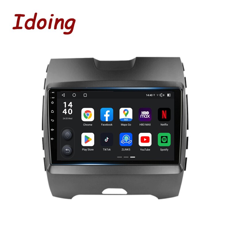 Idoing9inch Car Stereo Android Radio Multimedia Video Player For Ford Edge 2 2015-2018 Navigation GPS Head Unit Audio No 2din DVD