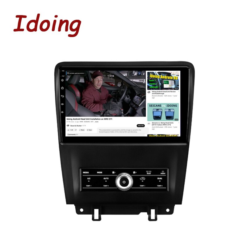 Idoing10.2 inch Car Stereo Android Radio Multimedia Video Player For Ford Mustang 5 S 197 2009-2014 Navigation GPS Head Unit Audio128G