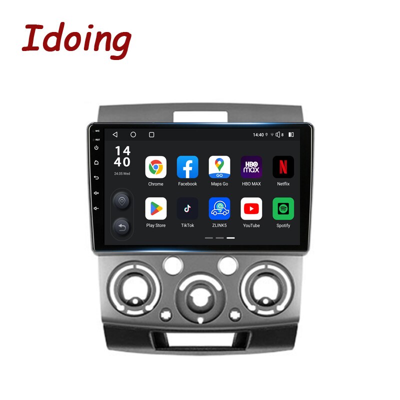Idoing9inch Car Stereo Android Radio Multimedia Player For Ford Ranger 2 Everest 2 For Mazda BT 50 J97M 2006-2011 Navi GPS Head Unit