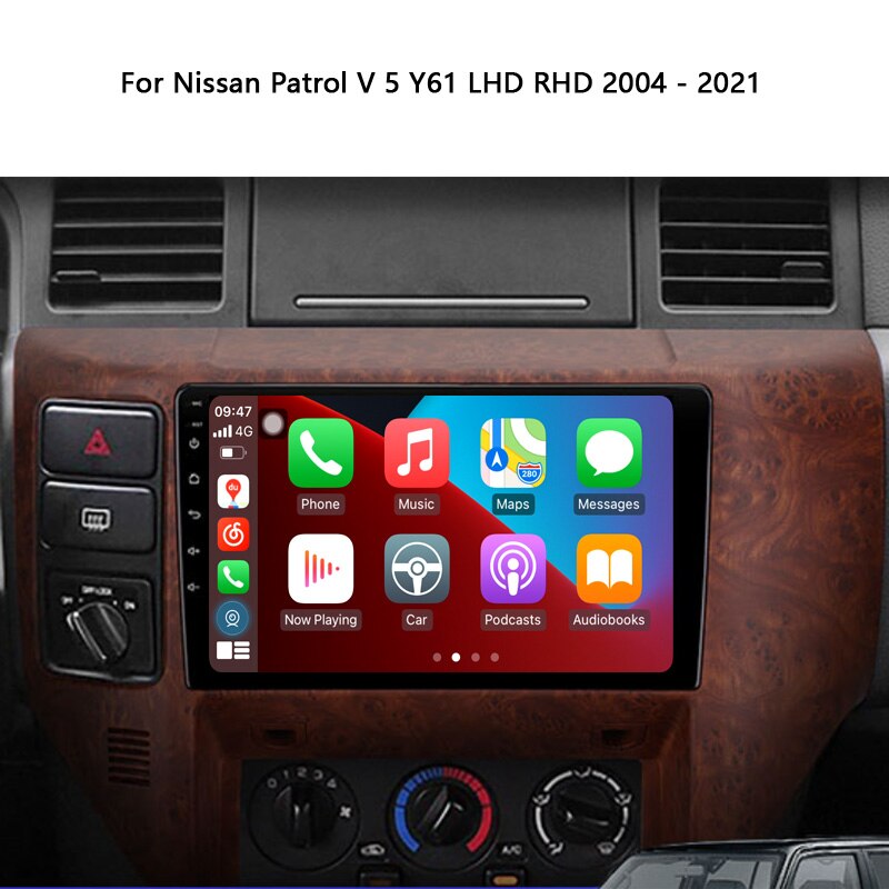 Idoing 9 inch Car Android Stereo Head Unit 2K For Nissan Patrol V 5 Y61 LHD RHD 2004-2021 Radio Multimedia Video Player GPS Navigation