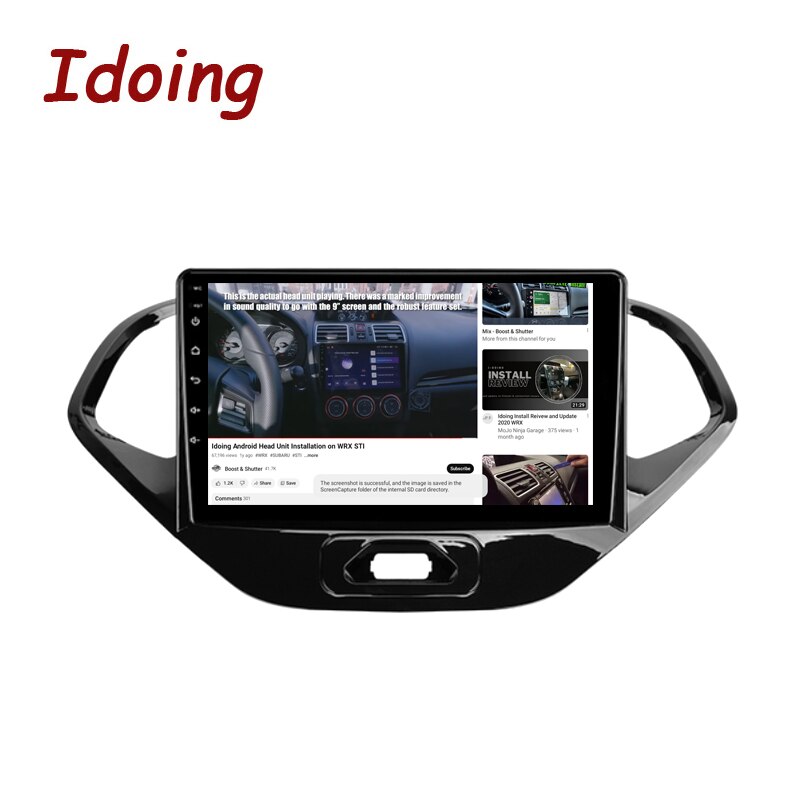 Idoing Car Android Stereo Head Unit 2K For Ford Figo 2015-2018 Radio Multimedia Video Player Navigation GPS  Intelligent No 2din