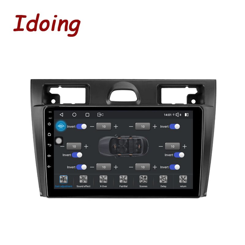 Idoing Car Android Stereo Head Unit 2K For Ford Fiesta Mk VI 5 Mk5 2002-2008 Radio Multimedia Video Player Navigation GPS No 2din