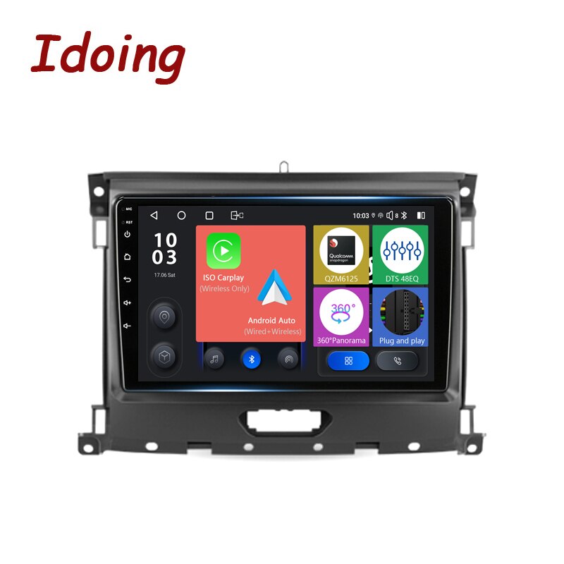 Idoing Car Stereo Head Unit 2K For Ford Ranger P703 2015-2022 Android Radio Multimedia Video Player Navigation GPS Audio No 2din
