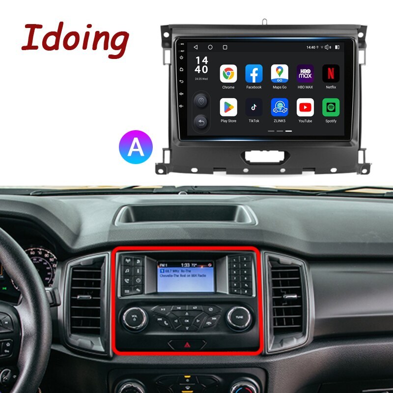 Idoing Car Stereo Head Unit 2K For Ford Ranger P703 2015 2022 Android Radio Multimedia Video Player Navigation GPS Audio No 2din| |   - AliExpress