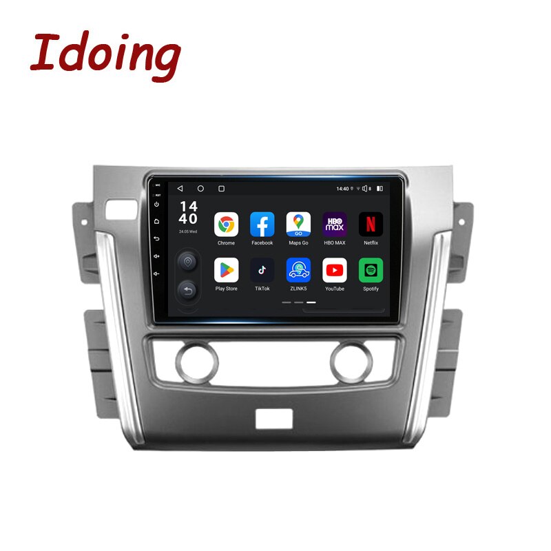 Idoing 10.2 inch Car Android Stereo Head Unit For Nissan Patrol Y62 2010-2020 Car Radio Multimedia Video Player Audio Navigation GPS|